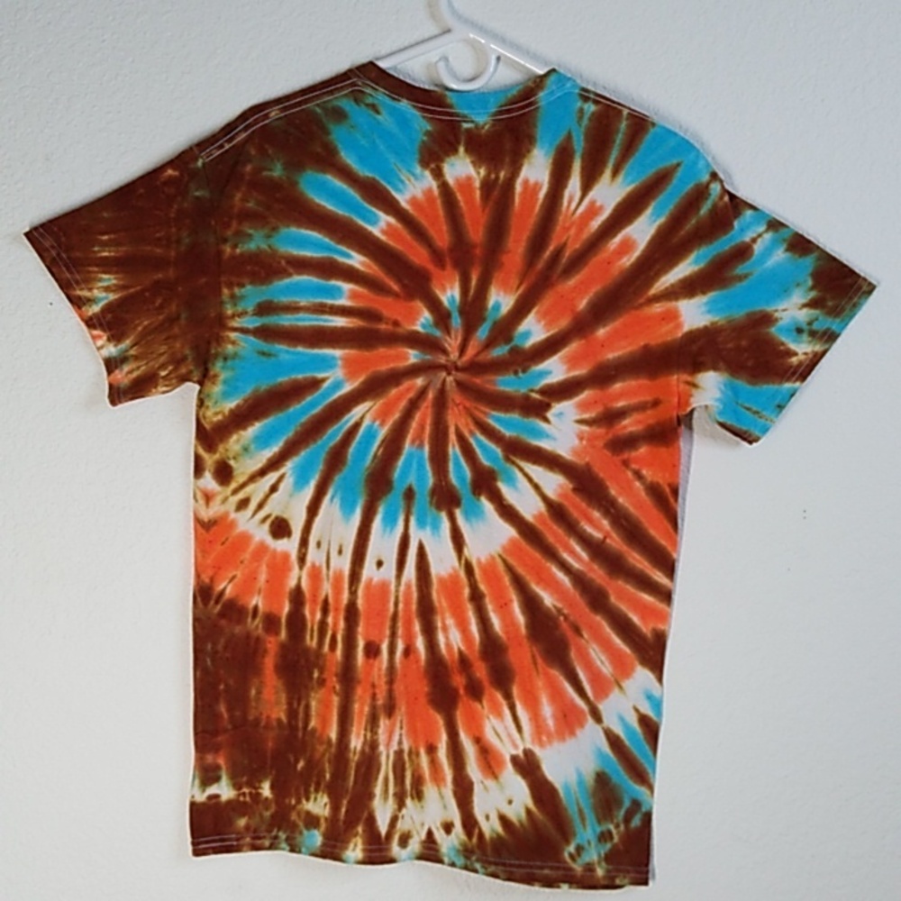 NEW TIE DYE S/S T SHIRT MEDIUM - Picture 3 of 4